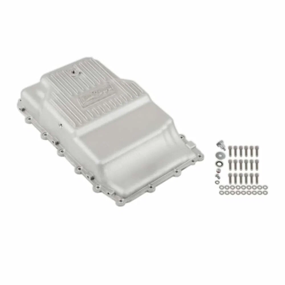 Fits 2017-23 Ford F-150 Deep Transmission Pan-Ford 10R80-Aluminum-Natural-70400